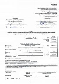 Отчёт о результатах&hellip;